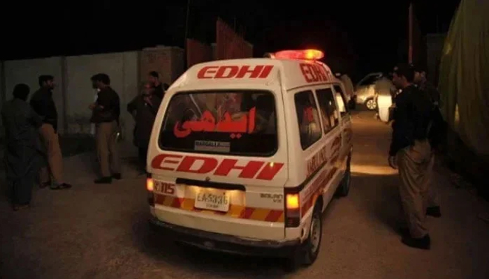 A representational image showing ambulances parked at an incident site. — AFP/File