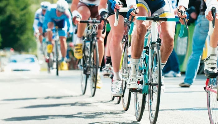 Representational image of Cycling race can be seen in this image. — AFP/File