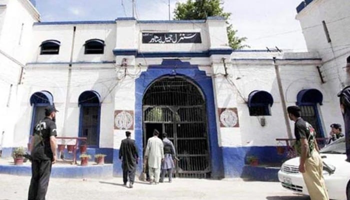 The image shows the building of the Central Jail Peshawar. — APP File