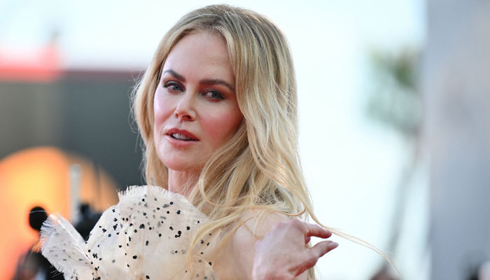 Actress Nicole Kidman attends the red carpet of the movie Babygirl presented in competition during the 81st International Venice Film Festival at Venice Lido, on August 30, 2024. — AFP