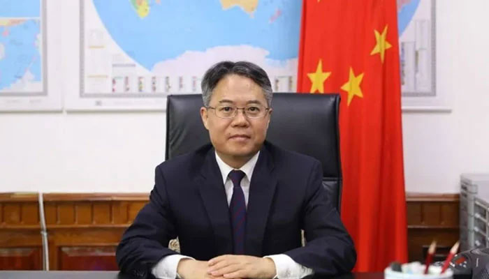 Chinese Ambassador to Pakistan Jiang Zaidong seen in this image. — APP/File