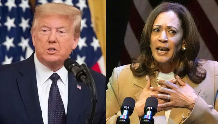 This combo of images shows former US president and Republican presidential candidate Donald Trump (left) and incumbent Vice President of the US and Democratic presidential candidate Kamala Harris. — AFP/File