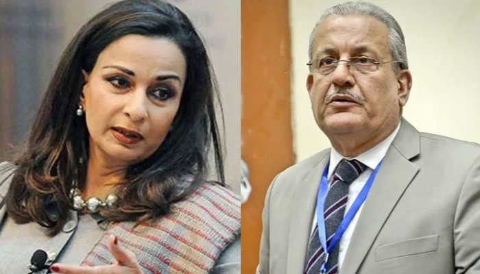 This combo of images shows the parliamentary Leader of the Pakistan People’s Party in the Senate, Senator Sherry Rehman (left) and former Chairman of Senate Mian Raza Rabbani (right). — State Media/APP/File