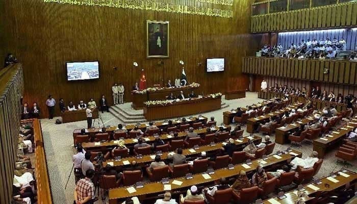 Inside view of the Senate hall in Islamabad. — State Media/File