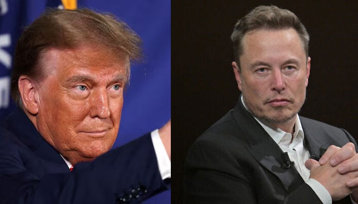 Former US President Donald Trump (left) and X owner Elon Musk.— Reuters/file