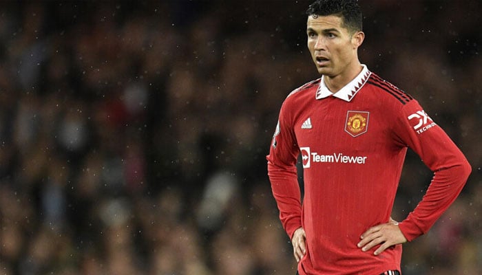 Cristiano Ronaldo seen in the Manchester United jersey. — AFP/file