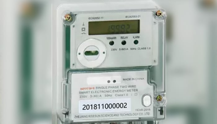 Advance metering infrastructure (AMI) meters seen in this image. — risesunmeter Website/File