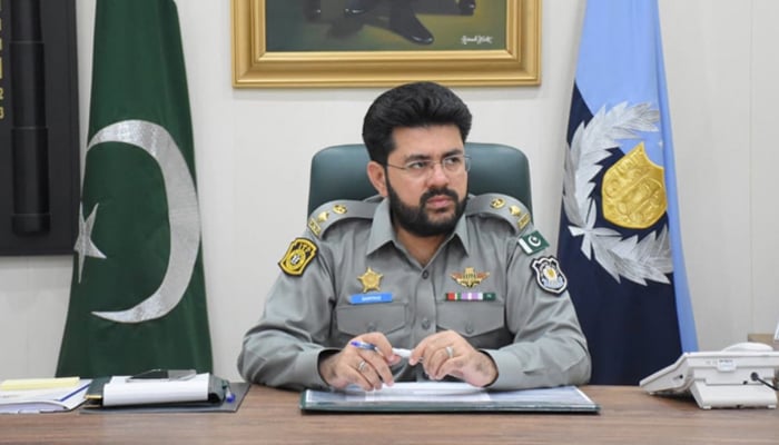 Chief Traffic Officer (CTO) Islamabad Muhammad Sarfraz Virk seen in this image released on August 24, 2024. — X/@ia_rajpoot