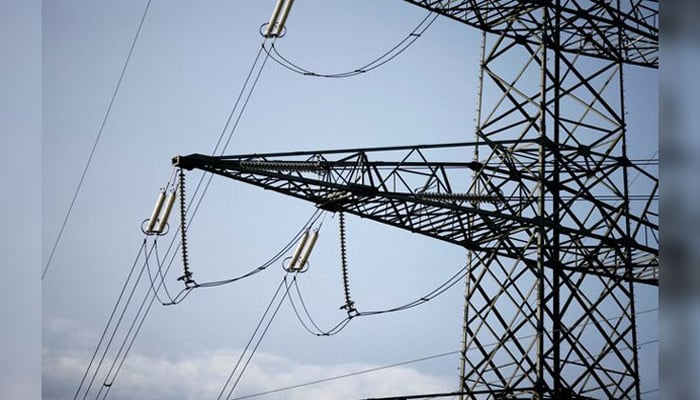 A pylon of high-tension electricity power lines is seen in this image. — Reuters/File