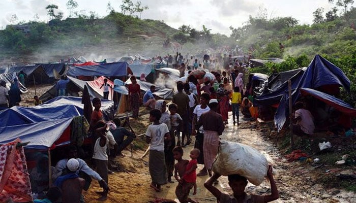 Rohingya refugees are seen at Thaingkhali makeshift refugee camp in Coxs Bazar, Bangladesh, September 14, 2017. — Reuters