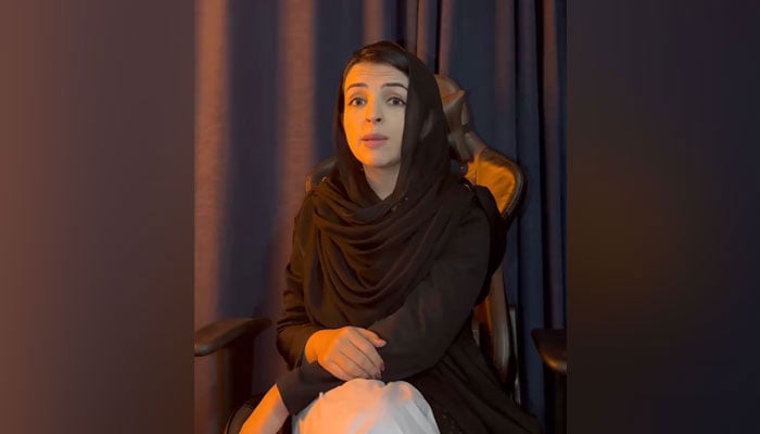 Now former adviser to KP CM for Zakat, Usher, Social Welfare and Women Development, Mashal Yousafzai speaks in a video interview, released on February 6, 2024. — X/@AkMashal