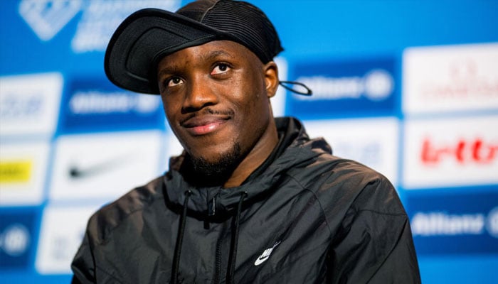 Botswanas Letsile Tebogo attends a press conference on the eve of the finals of the Diamond League in Brussels.— AFP/file