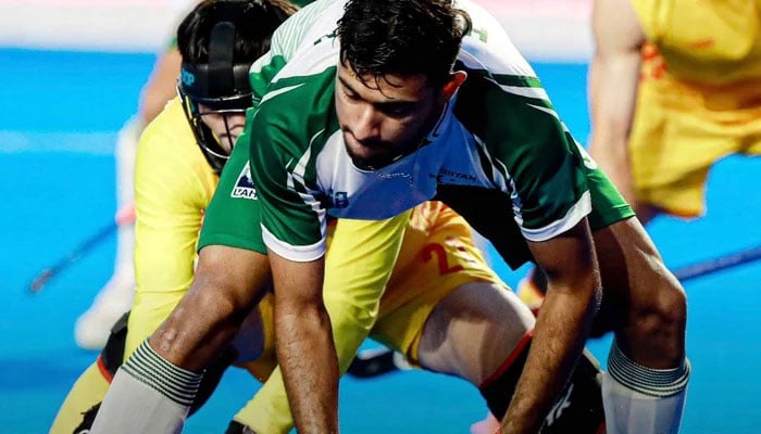 Am image from the hockey game between Pakistan vs China in Asian Champions Trophy. — Hockey India/file