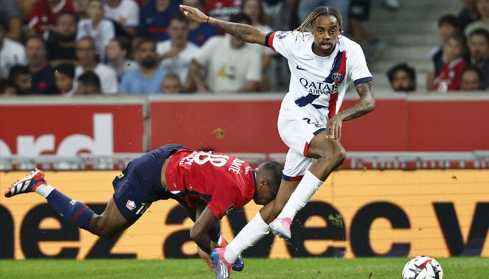 Bradley Barcola (right) of Paris Saint-Germain. — AFP/file