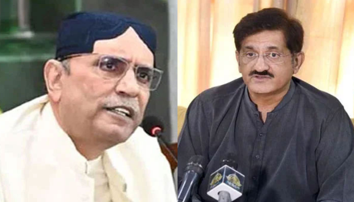 This combo of images shows President Asif Ali Zardari (left) and Sindh Chief Minister Syed Murad Ali Shah (right). — PID/ Facebook/Syed Murad Ali Shah/File