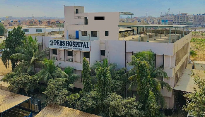 Pakistan Eye Bank Society (PEBS) Hospital seen in this image. — PEBS Website/File