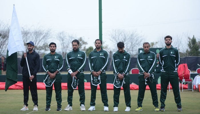 Pakistan Davis Cup team. — PTF/file