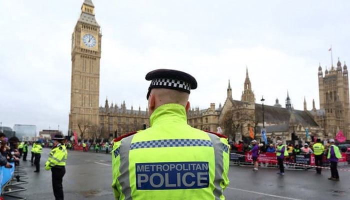 A policeman seen in London.— AFP/file