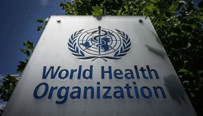 A sign of the World Health Organisation (WHO) at their headquarters in Geneva. — AFP/File