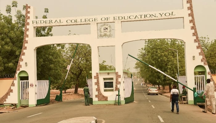 Federal College of Education (FCE) old entrance gate can be seen in this image. — fceyola Website/File