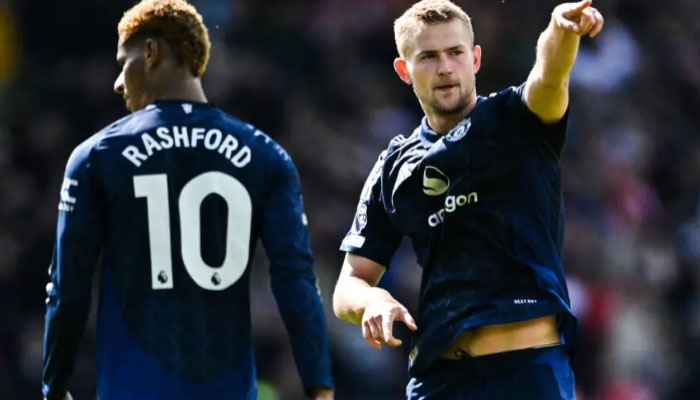 Matthijs de Ligt (right) and Marcus Rashford (left) struck in Man Utds win at Southampton. — AFP/File