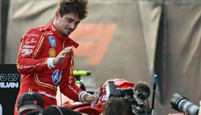 Baku pole specialist Charles Leclerc. — AFP/File