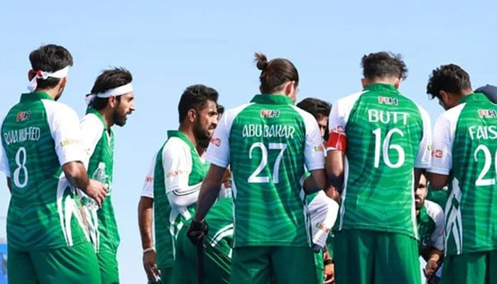 Pakistan Hockey team seen in this image.— State Media/file