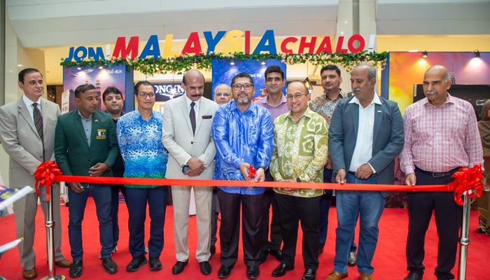 Current Consul General of Malaysia Karachi Herman Hardynata Ahmad is inaugurated a event Jom! Malaysia Chalo! at a private mall in Karachi seen in this image released on September 15, 2024. — Facebook/@Consulate-General of Malaysia in Karachi