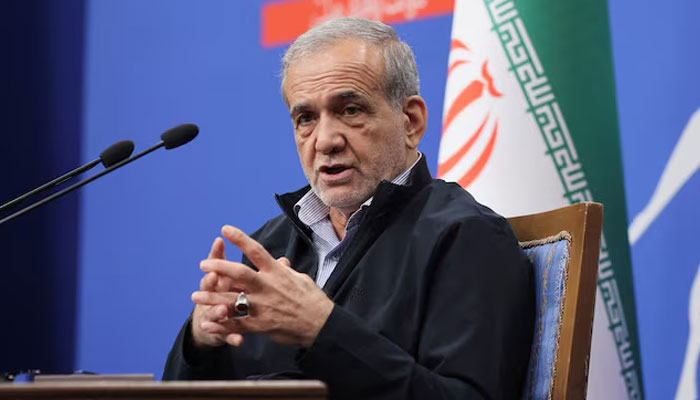 Irans President Masoud Pezeshkian attends a press conference in Tehran, Iran, September 16, 2024. — Reuters