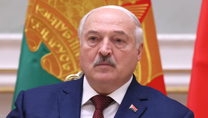 Belarusian President Alexander Lukashenko attends a press briefing following talks with his Russian counterpart Vladimir Putin in Minsk, Belarus, May 24, 2024. —  Reuters