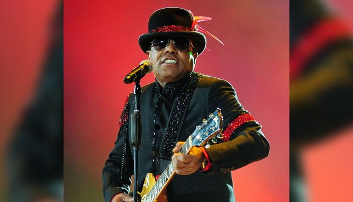 Tito Jackson performs during the Michael Forever concert in memory of the late Michael Jackson at The Millenium Stadium in Cardiff, Wales on October 8, 2011. — AFP