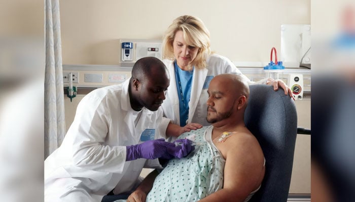 This representational image shows doctors giving treatment to a cancer patient at a hospital. — Unsplash/File