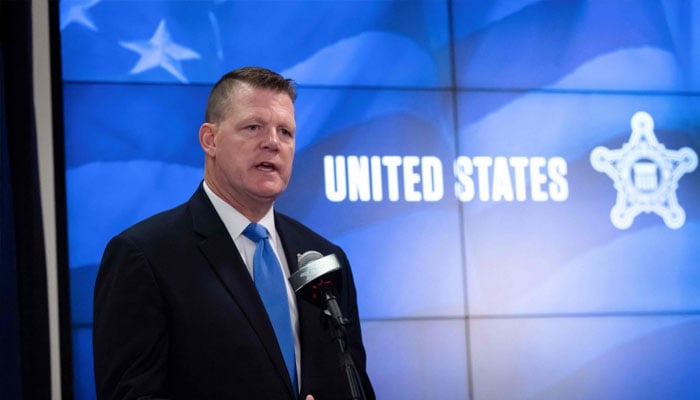 US Secret Service Acting Director Ronald Rowe speaks during a press conference in Washington, DC, on September 20, 2024. — AFP