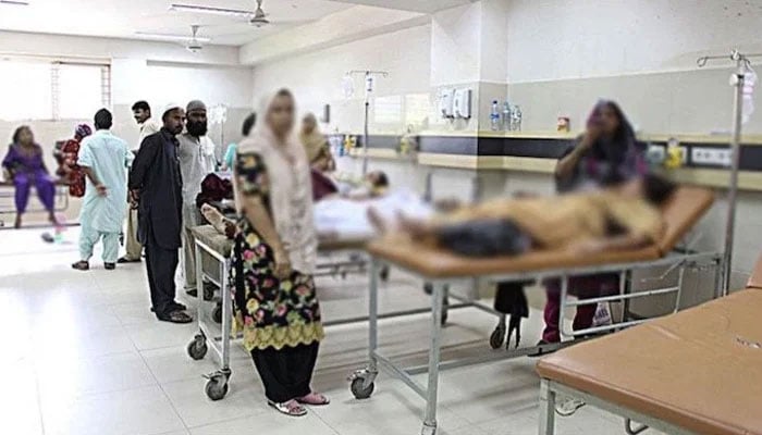 The image shows an emergency ward of a hospital. — APP/File