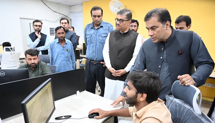 Capital Development Authority (CDA), under the directives of its Chairman Muhammad Ali Randhawa is evaluating digitalization by seeing the youth at work seen in this image released on september 21, 2024. — Facebpook/@cda.isb.pk