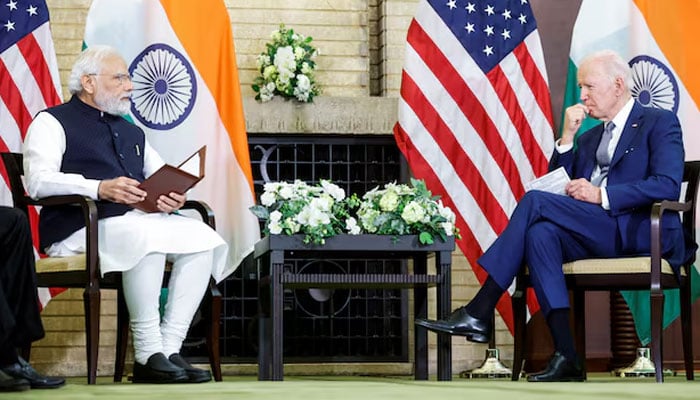 U.S. President Joe Biden and Indias Prime Minister Narendra Modi hold a bilateral meeting alongside the Quad Summit at Kantei Palace in Tokyo, Japan, May 24, 2022. — Reuters