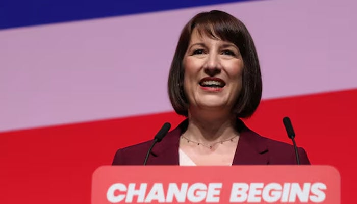 Britains Chancellor of the Exchequer Rachel Reeves delivers her keynote speech at Britains Labour Partys annual conference in Liverpool, Britain, September 23, 2024. — Reuters