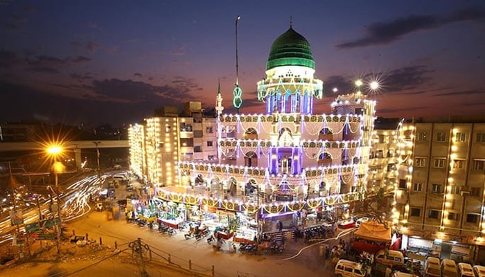 A representational photo of Masjid Kanzul Iman on special day Mehfil-e-Milad. — INP/FIle