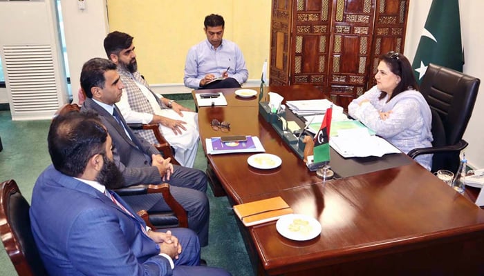 Chairperson of the Benazir Income Support Programme (BISP), Senator Rubina Khalid, met with Mr. Ghulam Nabi Marri, National Coordinator International Fund for Agricultural Development (IFAD) on September 23, 2024. — APP