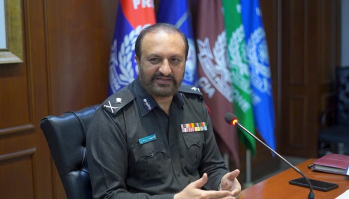 Karachi police chief Addl IG Javed Alam Odho seen in this image released on September 23, 2024. — Facebook/@KarachiPoliceOfficial