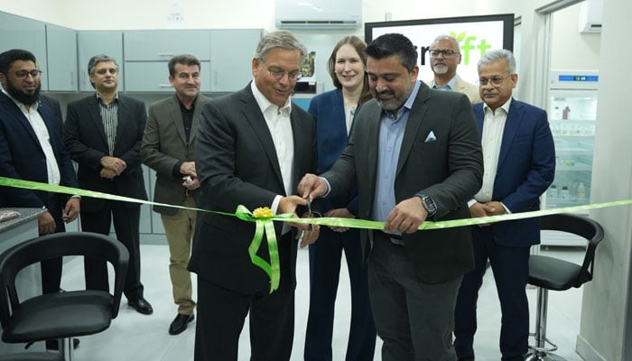 US Ambassador Donald Blome inaugurates Agrilift’s newly established soil lab. — PR