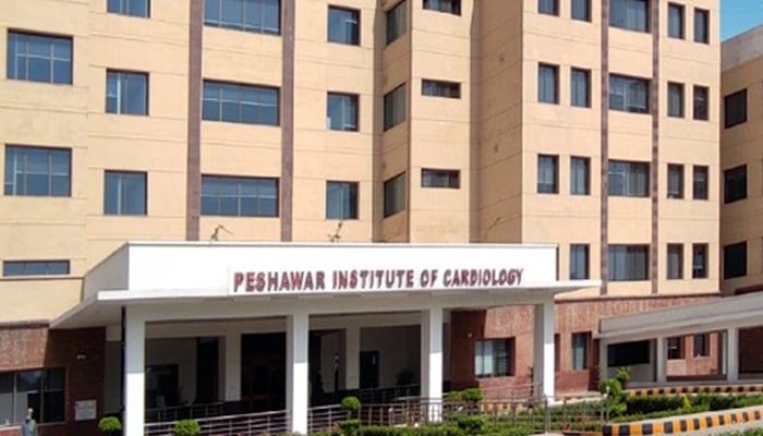 Peshawar Institute of Cardiology (PIC) building can be seen in this image. — Facebook/@PICMTIOfficial/File