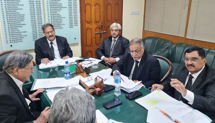 Pakistan Bar Council (PBC) Executive Committee meeting PBC office on September 25, 2024. — Facebook/Pakistan Bar Council