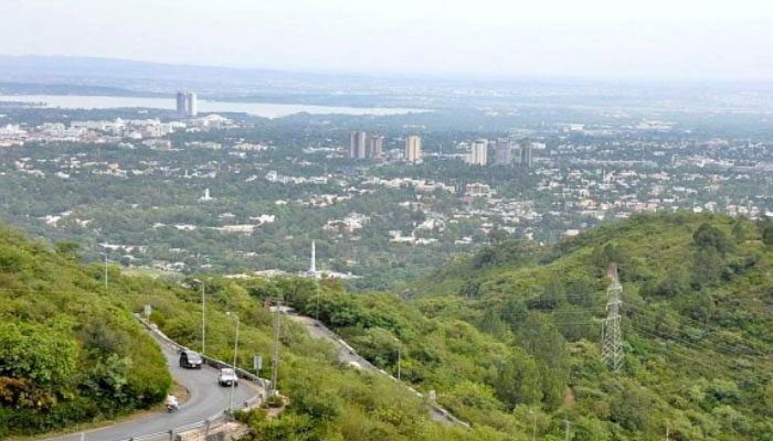 A view of Islamabad through Pir Sohawa. — APP/File