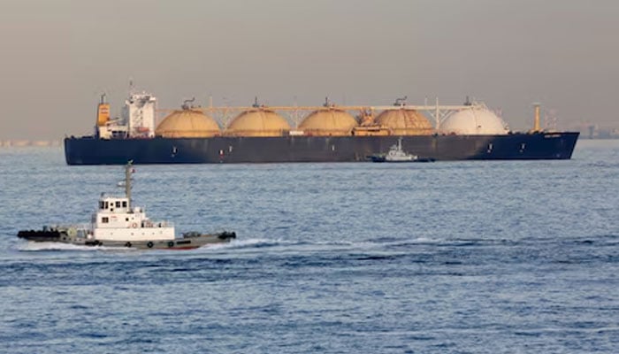 A LNG (Liquefied Natural Gas) tanker is anchored off a port in Yokohama, south of Tokyo December 5, 2012. — Reuters