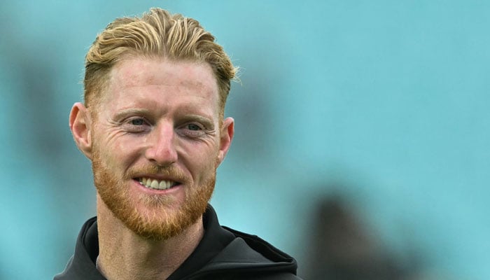 Englands captain Ben Stokes reacts on day one of the third cricket test match between England and Sri Lanka in London on September 6, 2024. — AFP