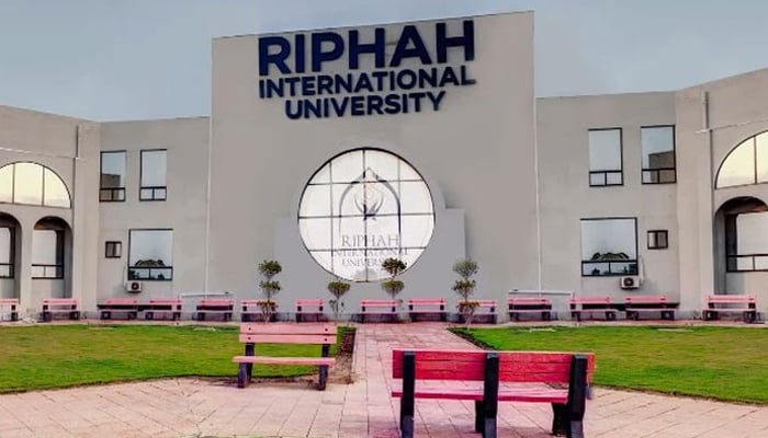 RIPHAH International University Islamabad building can be seen in this image. — RIU website