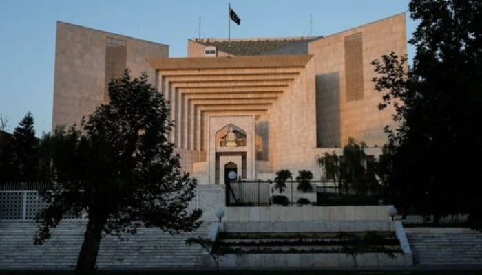 A view of the Supreme Court building in Islamabad on October 3, 2023. —Reuters