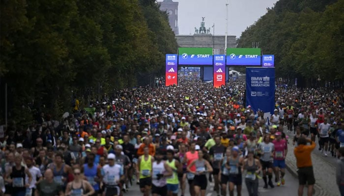 An image from the Berlin marathon.— AFP/file