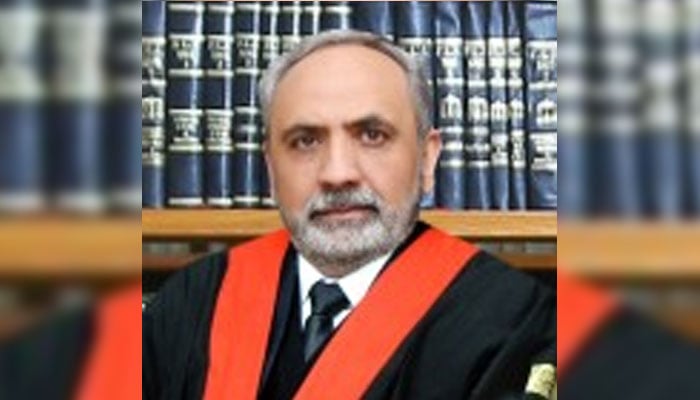 Peshawar High Court Chief Justice Ishtiaq Ibrahim. — PHC website/File